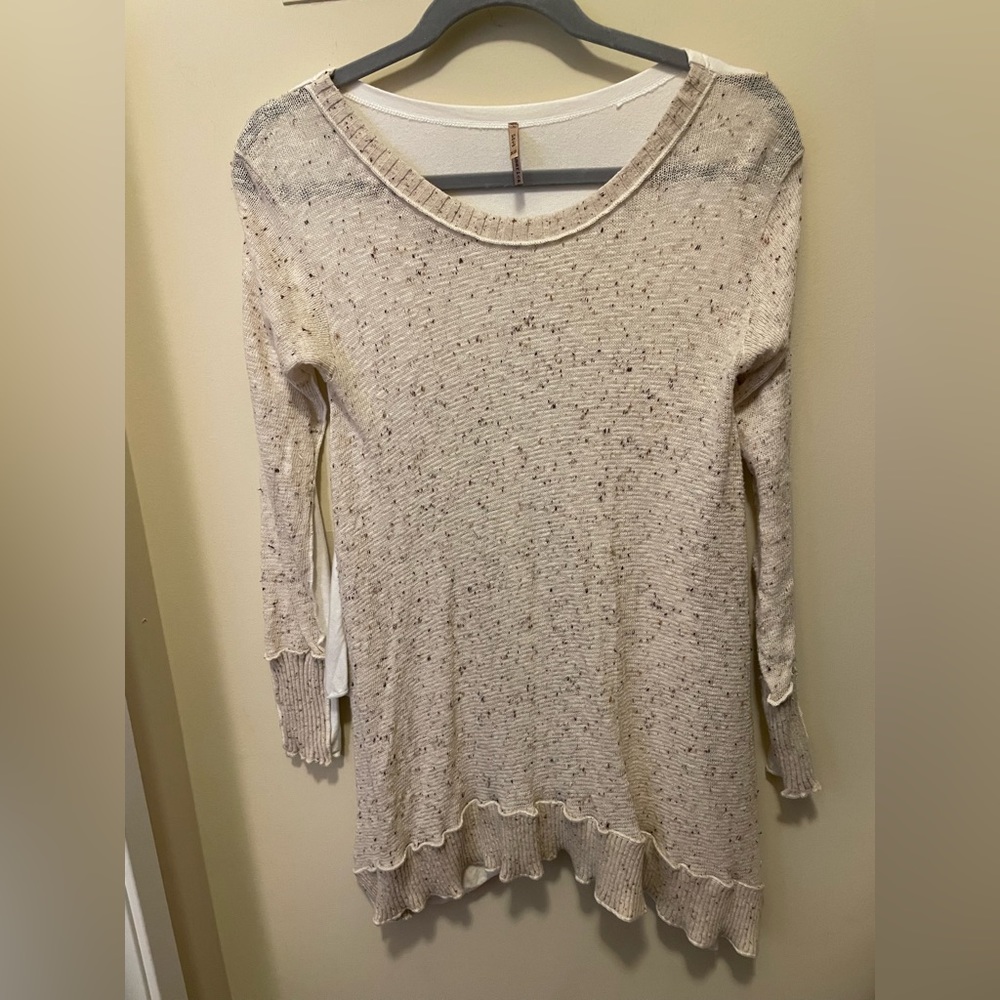 Pete Mixed Fabric Sweater